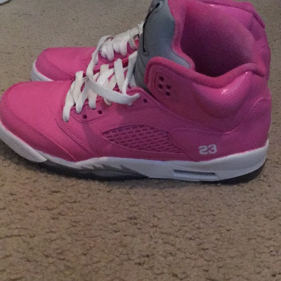 all pink jordan 5